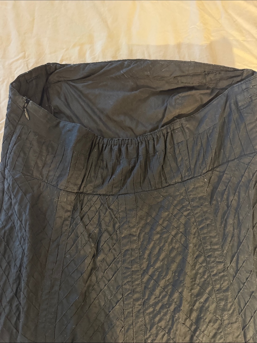 Gap Women’s Black Strapless Textured A-Line Midi Dress - Picture 4 of 7